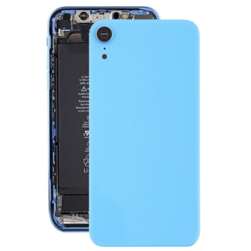 Battery Back Cover with Back Camera Bezel & Lens & Adhesive  for iPhone XR(Blue)
