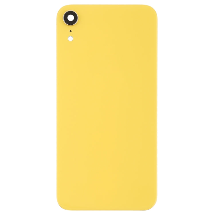 Battery Back Cover with Back Camera Bezel & Lens & Adhesive  for iPhone XR(Yellow)