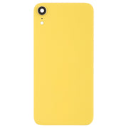 Battery Back Cover with Back Camera Bezel & Lens & Adhesive  for iPhone XR(Yellow)