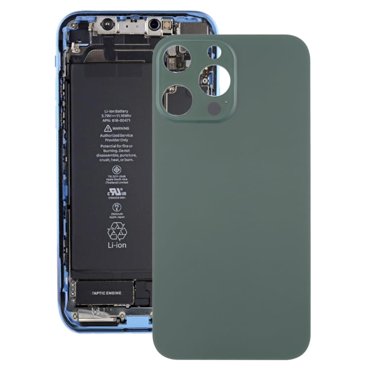 Glass Back Cover with Appearance Imitation of iP13 Pro for iPhone XR(Green)