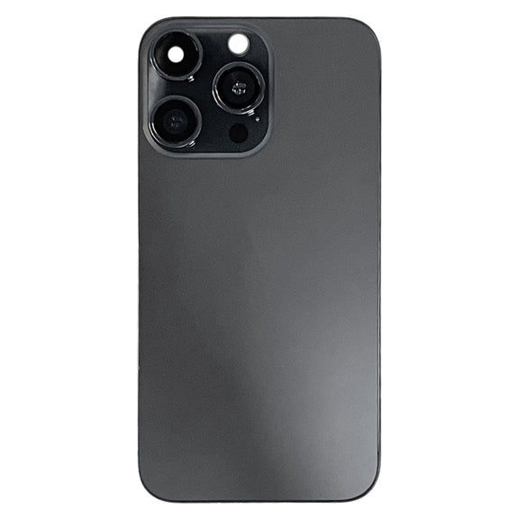 Back Cover with Appearance Imitation of iP15 Pro for iPhone XR(Black)