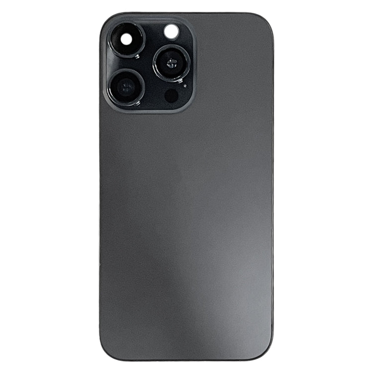 Back Cover with Appearance Imitation of iP15 Pro for iPhone XR(Black)