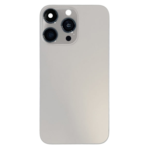 Back Cover with Appearance Imitation of iP15 Pro for iPhone XR(Titanium Gray)
