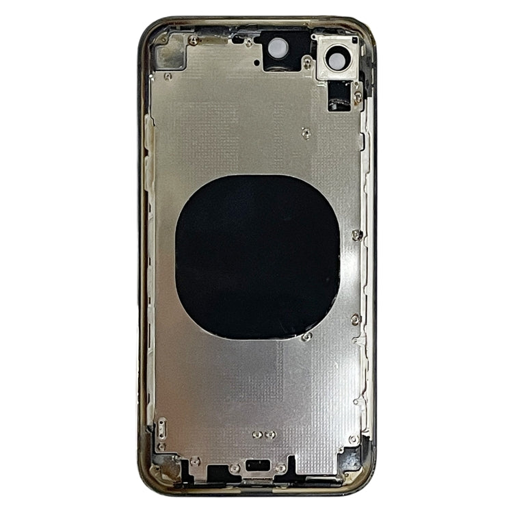 Back Cover with Appearance Imitation of iP15 Pro for iPhone XR(Titanium Gray)