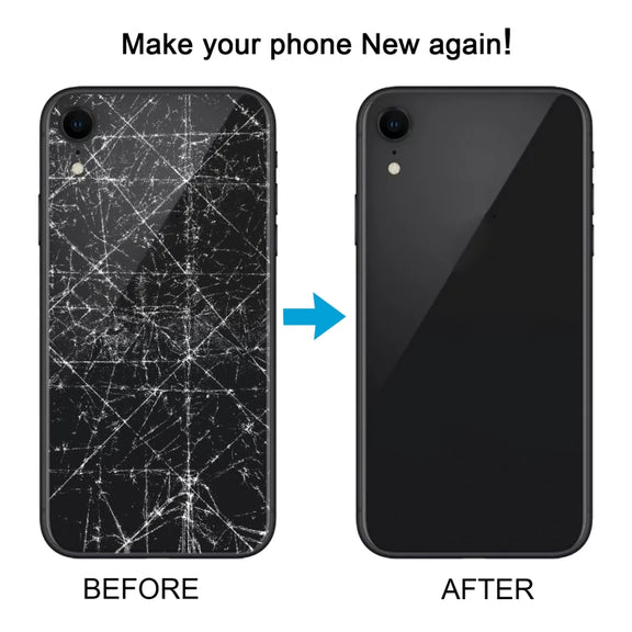 Back Cover with Appearance Imitation of iP15 Pro for iPhone XR(White)