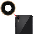 Back Camera Bezel with Lens Cover for iPhone XR(Gold) - Camera Series by PMc TechLife | Online Shopping South Africa | PMc TechLife | Buy Now Pay Later Mobicred