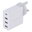 A3P 3A Max Output USB-C / Type-C + QC3.0 + Dual USB 4 Ports Wall Travel Charger, UK Plug - USB Charger by PMC TechLife | Online Shopping South Africa | PMC TechLife | Buy Now Pay Later Mobicred