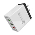 AR-QC-03 2.1A 3 USB Ports Quick Charger Travel Charger, US Plug(Black) - USB Charger by PMC TechLife | Online Shopping South Africa | PMC TechLife | Buy Now Pay Later Mobicred
