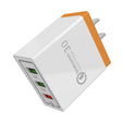 AR-QC-03 2.1A 3 USB Ports Quick Charger Travel Charger, US Plug (Orange) - USB Charger by PMC TechLife | Online Shopping South Africa | PMC TechLife | Buy Now Pay Later Mobicred