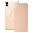 Easy Replacement Big Camera Hole Glass Back Battery Cover with Adhesive for iPhone XS(Gold) - Back Cover by PMC TechLife | Online Shopping South Africa | PMC TechLife | Buy Now Pay Later Mobicred