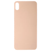 Easy Replacement Big Camera Hole Glass Back Battery Cover with Adhesive for iPhone XS(Gold)