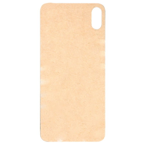Easy Replacement Big Camera Hole Glass Back Battery Cover with Adhesive for iPhone XS(Gold)