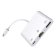 8 Pin to RJ45 1000Mbps Network Adapter + Charging Port + Camera USB Read Multi-function Converter - free shipping - PMC TechLife - Order now!