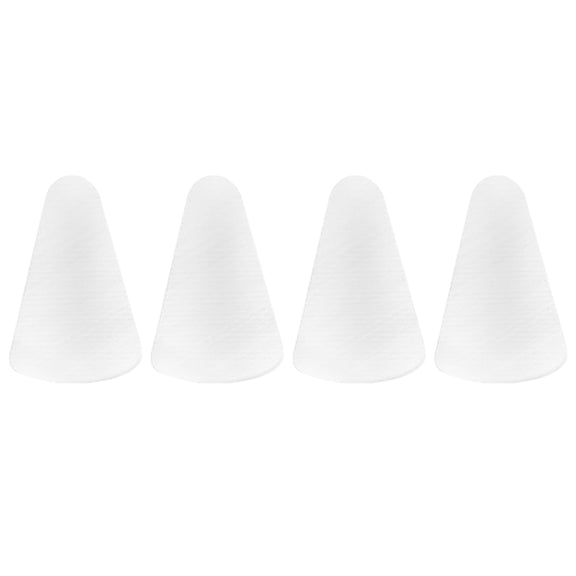 4 PCS Non-slip Mute Wear-resistant Nib Cover for Apple Pencil 1 / 2 (Transparent)