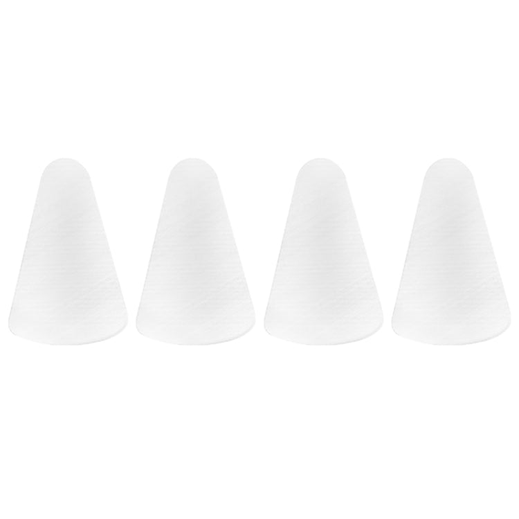 4 PCS Non-slip Mute Wear-resistant Nib Cover for Apple Pencil 1 / 2 (Transparent)