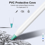 4 PCS Non-slip Mute Wear-resistant Nib Cover for Apple Pencil 1 / 2(White)