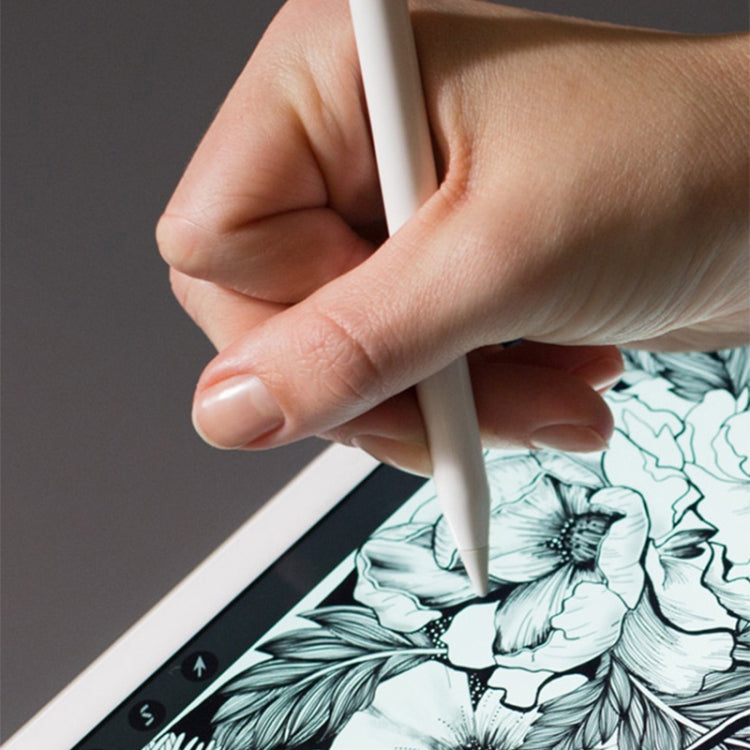 4 PCS Non-slip Mute Wear-resistant Nib Cover for Apple Pencil 1 / 2(White)