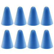 8 PCS Non-slip Mute Wear-resistant Nib Cover for Apple Pencil 1 / 2(Dark Blue)