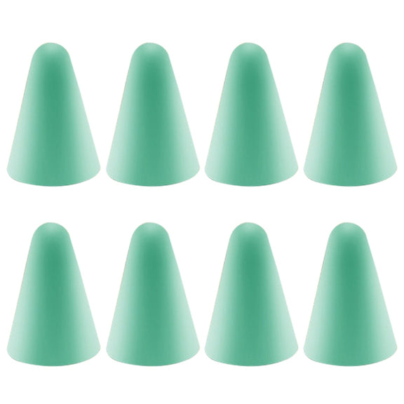 8 PCS Non-slip Mute Wear-resistant Nib Cover for Apple Pencil 1 / 2(Mint Green)