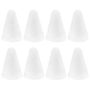 8 PCS Non-slip Mute Wear-resistant Nib Cover for Apple Pencil 1 / 2(Transparent)