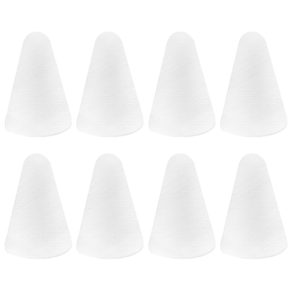 8 PCS Non-slip Mute Wear-resistant Nib Cover for Apple Pencil 1 / 2(Transparent)