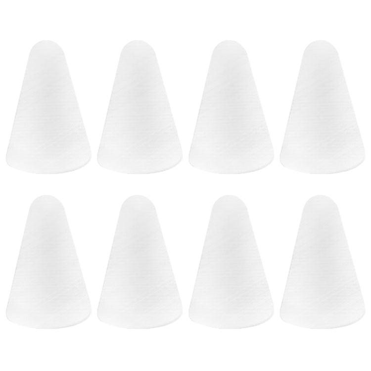8 PCS Non-slip Mute Wear-resistant Nib Cover for Apple Pencil 1 / 2(Transparent)