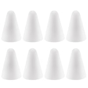 8 PCS Non-slip Mute Wear-resistant Nib Cover for Apple Pencil 1 / 2(White)