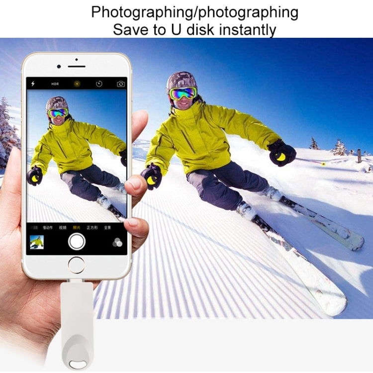 S29 3 in 1 32GB Micro USB + USB + 8 Pin Interface Metal Twister Flash Disk(Silver)