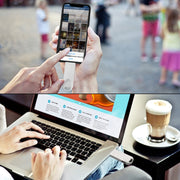 S29 3 in 1 64GB Micro USB + USB + 8 Pin Interface Metal Twister Flash Disk(Silver)