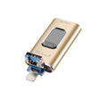 Richwell 3 in 1 16G Type-C + 8 Pin + USB 3.0 Metal Push-pull Flash Disk with OTG Function(Gold) - U Disk & Card Reader by Richwell | Online Shopping South Africa | PMC TechLife | Buy Now Pay Later Mobicred