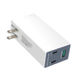 WLX-X3 36W 90 Degrees Foldable Pin Portable Multi-function USB Charger, US Plug - Multifunction Charger by PMC TechLife | Online Shopping South Africa | PMC TechLife | Buy Now Pay Later Mobicred