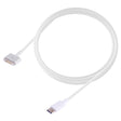 1.7m 5 Pin to USB-C / Type-C Charging Cable for Apple MacBook II(White) - Normal Style Cable by PMC TechLife | Online Shopping South Africa | PMC TechLife | Buy Now Pay Later Mobicred