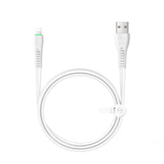 Mcdodo CA-6360 Flying Fish Series 8 Pin to USB LED Cable, Length: 1.2m(White)