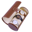 Portable Travel Watch Cylinder Protective Box Storage Bag(Brown) - free shipping - PMc TechLife - Order now!
