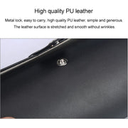 Portable Travel Watch Cylinder Protective Box Storage Bag(Brown)