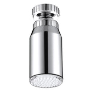 SDF2-B13 1 LED Temperature Sensor RGB LED Faucet Light Water Glow Shower, Size: 78 x 30mm, Interface: 22mm (Silver)