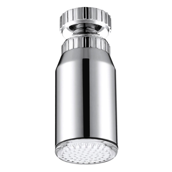 SDF2-B13 1 LED Temperature Sensor RGB LED Faucet Light Water Glow Shower, Size: 78 x 30mm, Interface: 22mm (Silver)