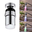 SDF-B6 1 LED ABS Temperature Sensor 3-color LED Faucet Light Water Glow Shower, Size: 58 x 24mm, Interface: 22mm (Silver) - Shower Head by PMC TechLife | Online Shopping South Africa | PMC TechLife | Buy Now Pay Later Mobicred