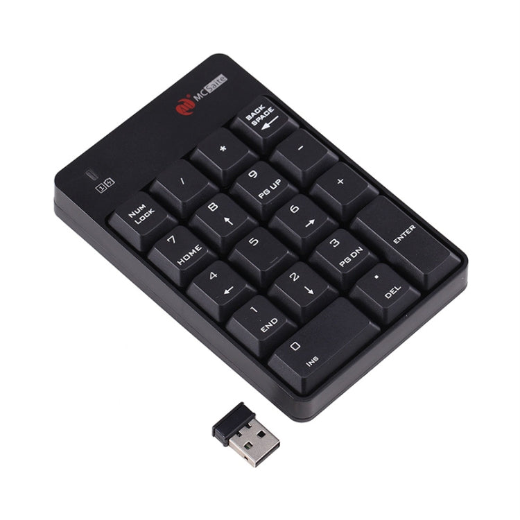 MC Saite SK-51AG 2 in 1 2.4G USB Numeric Wireless Keyboard  & Mini Calculator for Laptop Desktop PC(Black)