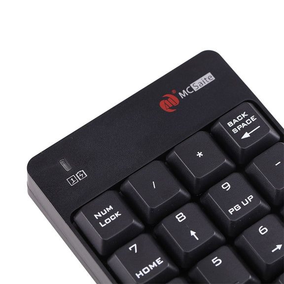 MC Saite SK-51AG 2 in 1 2.4G USB Numeric Wireless Keyboard  & Mini Calculator for Laptop Desktop PC(Black)