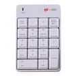 MC Saite SK-51AG 2 in 1 2.4G USB Numeric Wireless Keyboard  & Mini Calculator for Laptop Desktop PC(White) - Wireless Keyboard by MC Saite | Online Shopping South Africa | PMC TechLife | Buy Now Pay Later Mobicred
