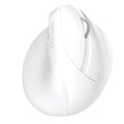 DELUX M618 Mini 2.4G Wireless 2400DPI USB Rechargeable Ergonomic Vertical Mouse (White) - Wireless Mice by DELUX | Online Shopping South Africa | PMC TechLife | Buy Now Pay Later Mobicred