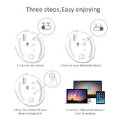 DELUX M618 Mini 2.4G Wireless 2400DPI USB Rechargeable Ergonomic Vertical Mouse (White)