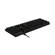 Logitech G512 RGB L-axis Mechanical Wired Gaming Keyboard, Length: 1.8m (Black)