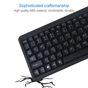 DS-8800 PS / 2 Interface Prevent Water Splashing Laser Engraving Character One-piece Wired Touchpad Keyboard, Length: 1.5m