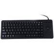 DS-8900 PS / 2 Interface Prevent Water Splashing Laser Engraving Character One-piece Wired Trackball Keyboard, Length: 1.5m - Wired Keyboard by PMC TechLife | Online Shopping South Africa | PMC TechLife | Buy Now Pay Later Mobicred