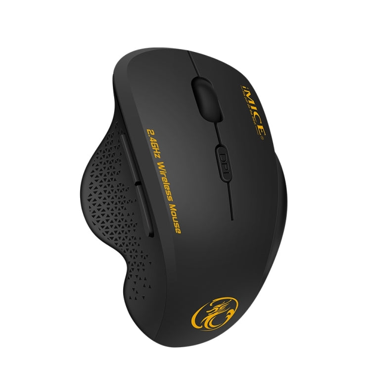 iMICE G6 Wireless Mouse 2.4G Office Mouse 6-button Gaming Mouse(Black)