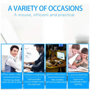 CM0093 Wired Version 2.4GHz Three-button Vertical Mouse for Left-hand, Resolution: 1000DPI / 1200DPI / 1600DPI, Cable Length���1.7m(Black)