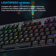Logitech G913 TKL Wireless RGB Mechanical Gaming Keyboard (GL-Clicky)
