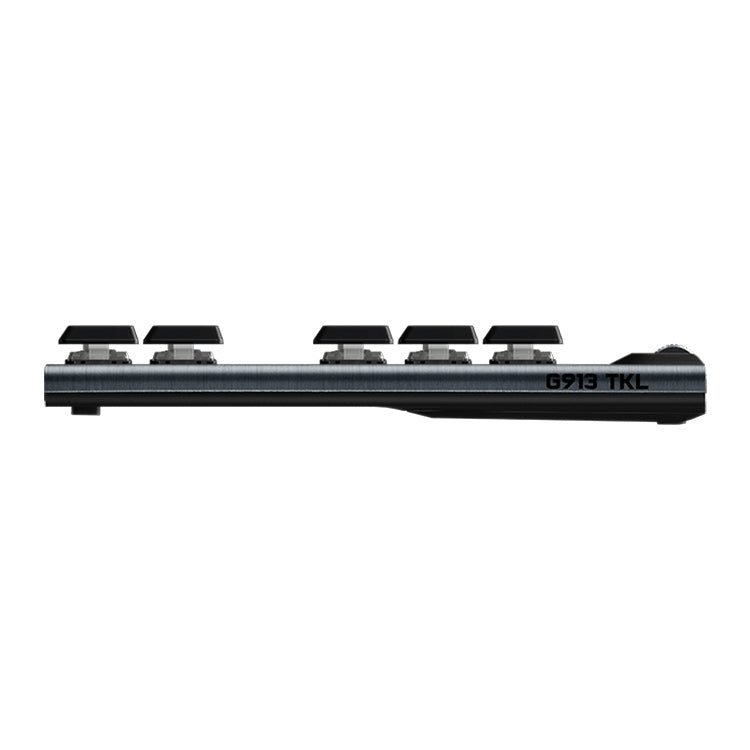 Logitech G913 TKL Wireless RGB Mechanical Gaming Keyboard, Tea Shaft (GL-Tactile)(Black)